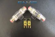 4 6 8 10 GAUGE MINI ANL FUSE HOLDERS (2) W (2) 60 AMP FUSES AFC MIDI FUSES HIGH