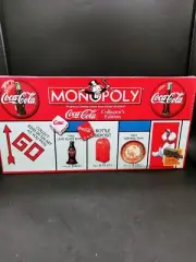 NIB - Monopoly Coca Cola 1999 Collector's Edition Board Game Hasbro - Sealed