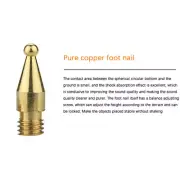 1Set Speaker Spikes For Hi-Fi Feet Speaker Stands Shock Absorption Copper Feet