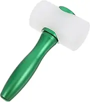jojofuny Colorful Leather Craft Tools DIY Mallet Carpenter Engrave Handle Hammer Handmade Carve Leatherworking Hammer Leatherworking Tools Aluminum Alloy Green