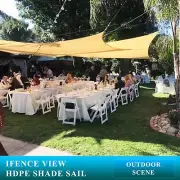 Ifenceview Beige 9'x9'-9'x36' Rectangle Sun Shade Sail Patio Pool Canopy Awning