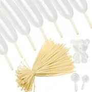260 Transparent Long Strip Balloons, Set of 100, Twisted Animal Balloons, Thick