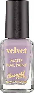 Barry M Matte Velvet Nail Paint 10 ml, No. 08 Lilac Lady, 10 ml