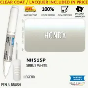 NH515P Touch Up Paint for Honda White LEGEND SIRIUS WHITE Pen Stick Scratch Chip