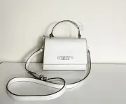 DKNY Women Alison Sm Top Handle/Crossbody Bag Ivory Purse Handbag Reg $148 NWT