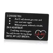 Valentine Day Gifts for Him Her Husband Gifts Wallet Card Insert Men Boyfriend