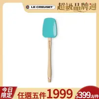 在飛比找momo購物網優惠-【Le Creuset】耐熱矽膠B鏟杓(薄荷綠)