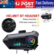 60W Motorcycle Intercom Bluetooth Headset Helmet Interphone Microphone for Y10