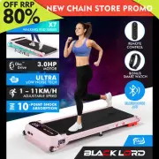 BLACK LORD Treadmill Electric Walking Pad Incline Shock Absorbers Gym Pink