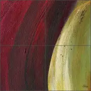 Ceramic Tile Mural Backsplash Cook Colorful Abstract Art GCS069