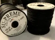 1mm SuPreme Waxed Cotton Cord Macrame Bead Stringing