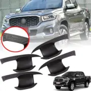 Door Handle Bowl Cover For Mg Extender Maxus Ldv T70 T60 D20 Ute 2019-2022 Black