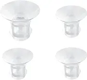 [SNOWIE SOFT] 4pcs Breast Pump Accessories for Breast Pump, 19mm Flange Inserts Suit for Medela, Spectra 24mm Shields/Flanges, Breast Shields, Shaped Around You for Comfortable and Efficient Pumping