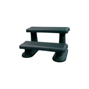 Spa Life 2 Tier Black Spa Steps