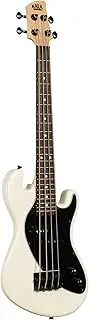 [Kala] U・Bass Ukulele Base Solid Body Series Okume Body, 4 Strings, Round Wound String Specifications, UBASS-SB-CR-FS Sweet Cream [Gig Bag Included]