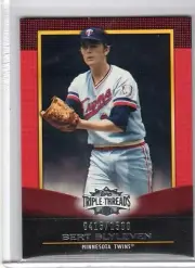 2011 TOPPS TRIPLE THREADS TRIPLE BERT BLYLEVEN 415/1500