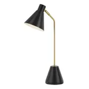 Telbix Black Ambia Table Lamp With Usb