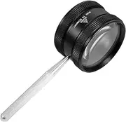 VALICLUD Portable Handheld Magnifying Glass Magnification for Jewelry Identification Antiques and Electronics Lightweight Ergonomic Loupe for Detailed Observation and Easy Carrying