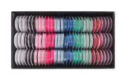 bulk 90 Roll Satin Ribbon 4.5Mt 10mm Displayed Box