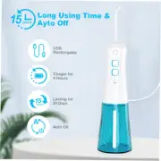 Water Dental Flosser Cordless Portable Oral Irrigator 250ML for Travel Home V0R2
