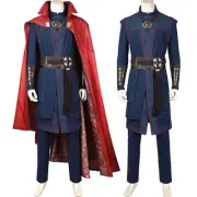 Doctor Strange 2 In Multiverse Of Madness Costume Stephen Cosplay Blue Outfit