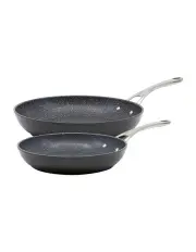 [Salt&Pepper] Tan-Ium Frypan 2 Piece Set 26 And 30cm in Black