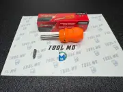 Snap-on Tools USA NEW ORANGE Stubby Hard Handle Ratcheting Screwdriver SSDMR1A