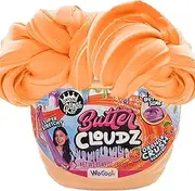 COMPOUND KINGS Butter Cloudz Compound Bucket for Grils & Boys | Sensory Toys | Non-Toxic & Non-Sticky | Stress Relieving Tactile | (Orange Crush)