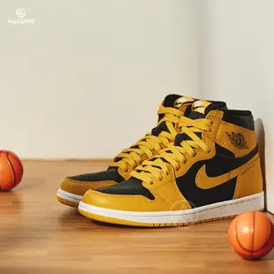 Nike Air Jordan 1 Retro High OG "Pollen" 男 黑黃 休閒鞋 555088-701