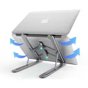 Laptop Foldable Stand Notebook Portable Macbook Aluminium Desk Holder
