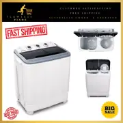 5KG Mini Portable Twin Tub Washing Machine Laundry Spin Wash Washer Dryer Combo
