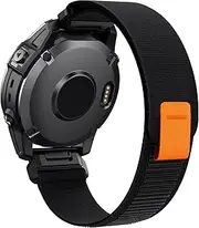 ANCOOL Fenix 7X/6X/5X Band, 26mm Easy Fit Nylon Straps Compatible for Garmin Fenix 3/5X Plus/6X Pro/Tactix Delta/Enduro 2 Bands