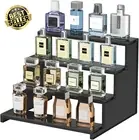 12" Plastic Cologne Stand Perfume Organizer Shelf for Vanity, Skincare, Cabinet