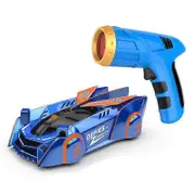 Follow By The Light Spot Real Wall Climbing Race Car For Kids Toy Boys Favor Blue