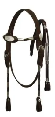 Cobb Size Poco Leather Headstall w/ Reins