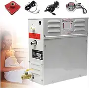 Steam Shower Generator Kit for Bath Sauna SPA, 10.5 m³ Room, 9KW Steam Generator Heating, Self-draining System, LED Waterproof Controller 95-131℉ for Home Commercial Use