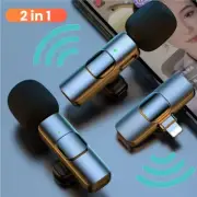 Wireless Lavalier Microphone – Mini Clip-On Mic for iPhone, Android, Streaming
