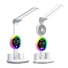 LED Desk Lamp 3 Color Modes Foldable Bedside Lamp for Study College Reading