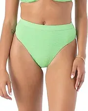 [Roxy] Women's Bikini Bottoms – Tummy Control, Stretch Swimwear, UPF 50+, Pool, Surf, Swim, and