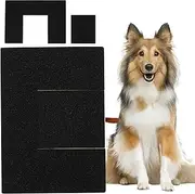 Dog Nail Scratch Pad Wooden Dog Nail File Board with Built-in Treat Box Heavy-Duty Dog Scratch Board Sandpaper Dog Nail File Pad Dog Paws Scratchboard for Dog Puppy 34.25x24.5cm