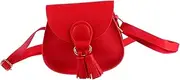 [COLLBATH] Tassel Satchel Purse Mini Bag Sling Bag for Girl Clutch Bum-bag Cute Wallet Mini Tote Bag Corduroy Cosmetic Bag Cute Little Handbag Travel Pouch White