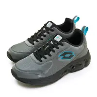 在飛比找松果購物優惠-LOTTO 專業避震氣墊慢跑鞋 AERO 350系列 灰黑藍