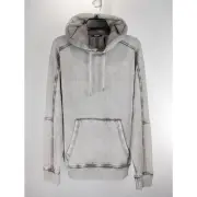 Balmain Washed Hoodie in Grey Brand New with Tags Large