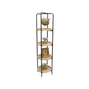 160cm Emporium 4-round Shelf Unit 43.5x43.5x160cm