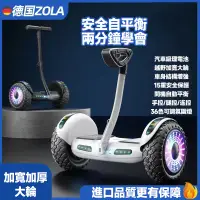 在飛比找蝦皮購物優惠-德國品牌 智能電動平衡車 兒童 成人小學生雙輪 平行車成人 