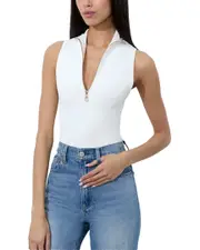 alice + olivia Leighton Reversible Mock Neck Jacket