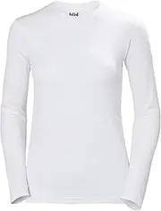 [Helly Hansen] Women's HH Tech Crew Long-Sleeve Lightweight Quick Dry Moisture Wicking Active Performance Crewneck Long-Sleeve Shirt Top