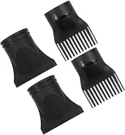 4pcs Hair Dryer Diffuser Attachment Collapsible Nozzle for Styling Universal Home Use