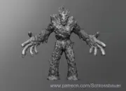 Mudlord Golem Monster Manual 28mm Scale DND D&D Tabletop Miniature SB