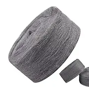 Fine Steel Wool,Furniture Buffing Fine Steel Wool Pads - Home Tile Maintenance Tool Craft Enthusiast Polishing Steel Wool for Metal, Glass, Rubber